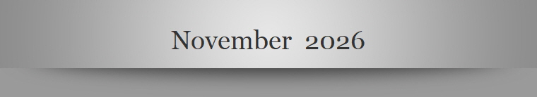 November  2026