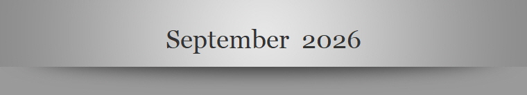 September  2026